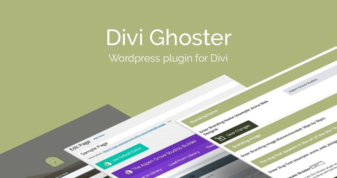 Divi Ghoster - брендирование темы Divi и Extra