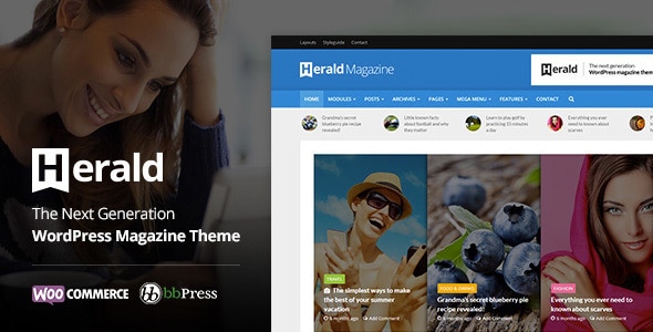 Herald - тема WordPress для газет и новостных порталов