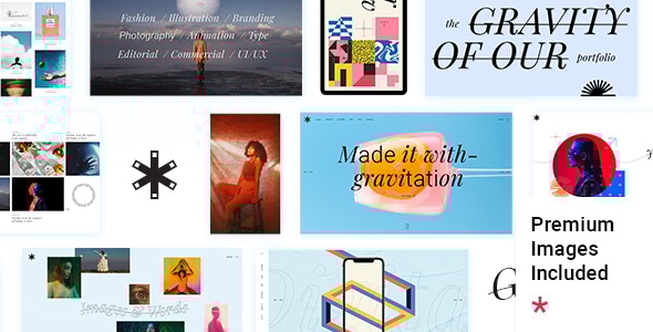 Emeline - тема креативного агентства Elementor