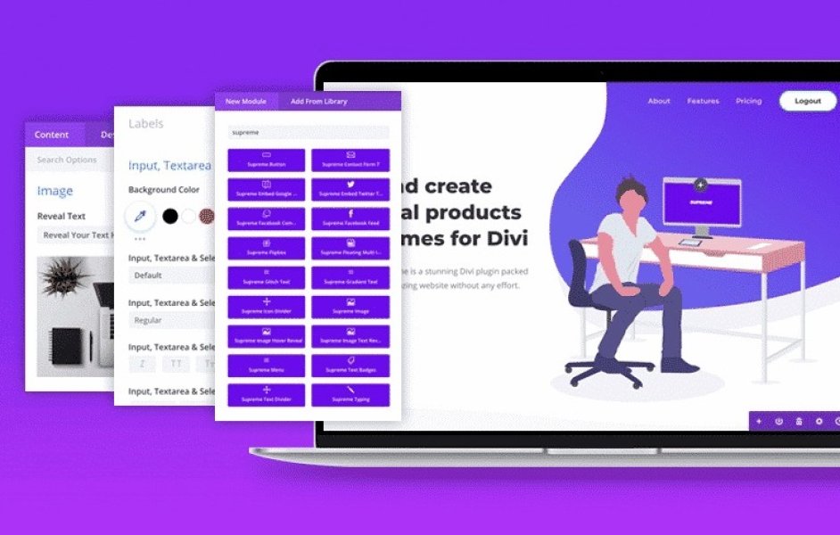 Divi Supreme Pro - креативные модули для Divi WordPress