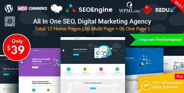 SEO Engine - идеальная тема WordPress для SEO и Digital-агентств