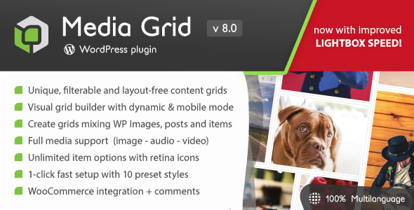 Media Grid — плагин портфолио для WordPress с динамическим отображением контента