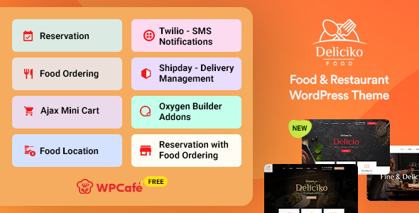Deliciko — идеальная тема для ресторанного бизнеса на WordPress