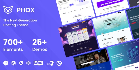 Phox – тема WordPress и WHMCS для хостинг-компаний