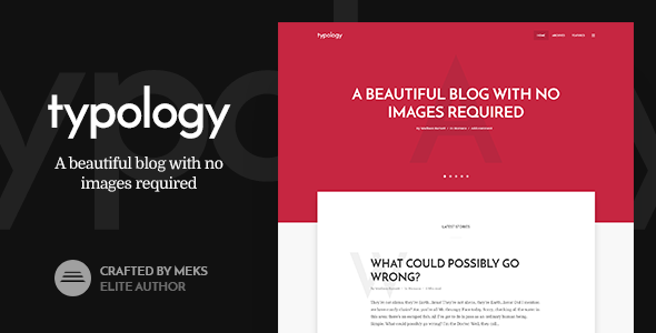 Typology — минималистичная WordPress тема для блогеров