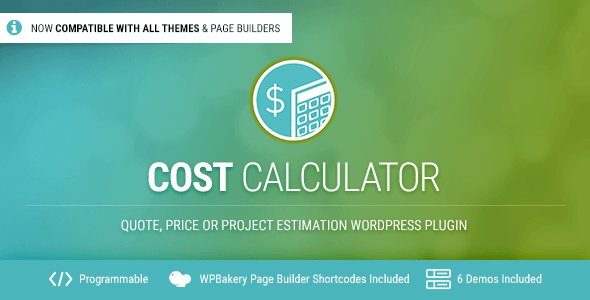 Cost Calculator — плагин для расчета цен на вашем сайте WordPress