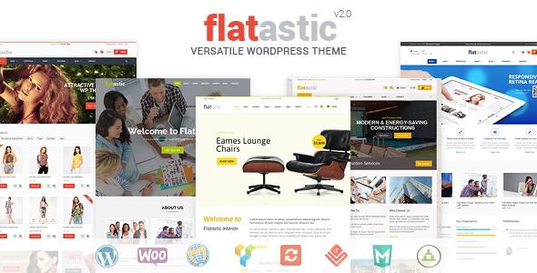 Flatastic — универсальная многопользовательская тема WordPress для любого проекта