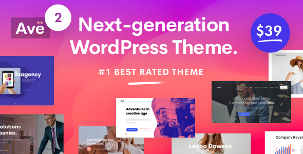 Ave — многоцелевая тема WordPress для создания уникальных сайтов