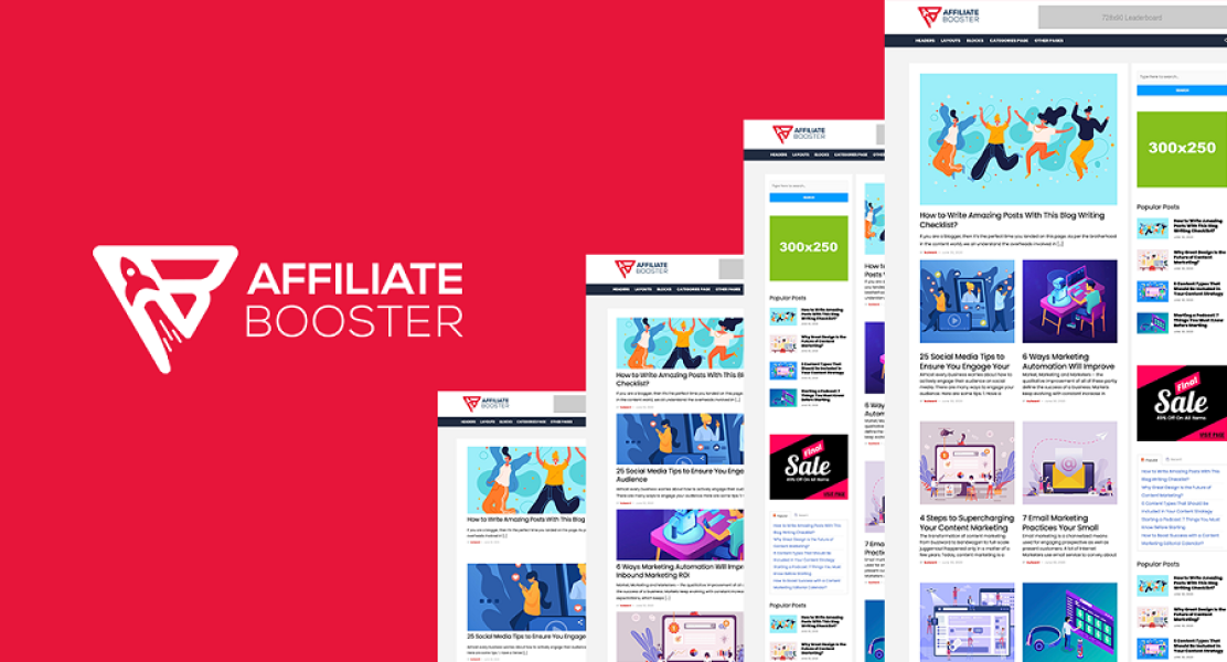 AffiliateBooster Blocks — надежный помощник в создании партнерских сайтов
