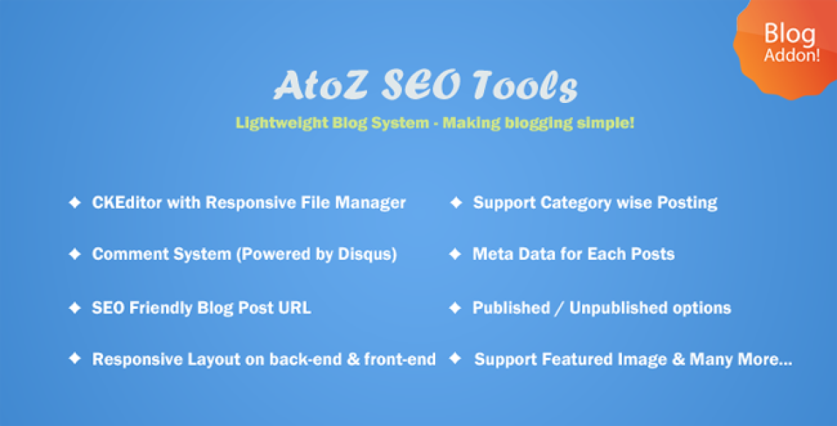 AtoZ SEO Tools Blog Addon – аддон к AtoZ SEO Tools