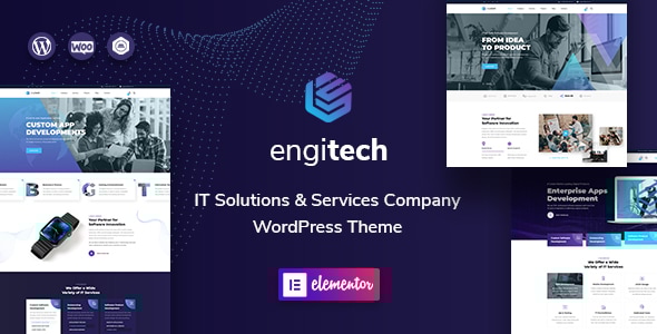 Engitech — WordPress тема для ИТ-решений и услуг