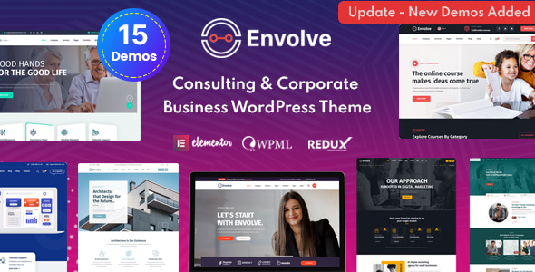 Envolve — тема для бизнеса и консалтинга на WordPress