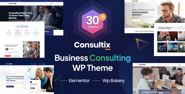 Consultix — тема для бизнес-консалтинга на WordPress