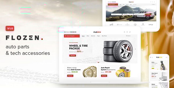 Flozen — WooCommerce AJAX тема для WordPress