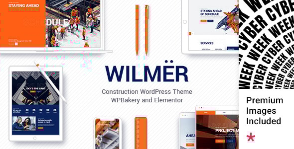 Wilmër – WordPress-тема для строительных и архитектурных проектов