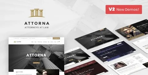 Attorna — тема WordPress для юридических фирм
