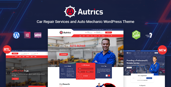 Autrics — тема WordPress для автосервисов и автомехаников