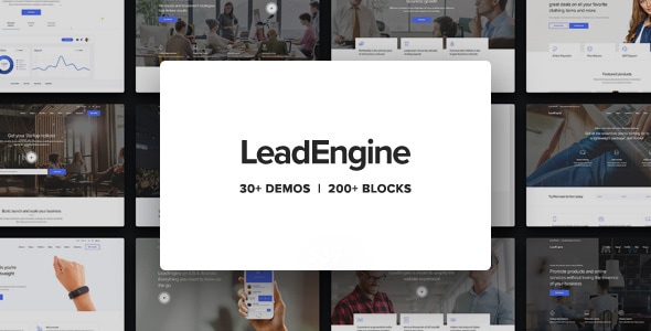 LeadEngine - многопользовательская WordPress тема