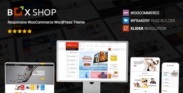 BoxShop - адаптивная тема WordPress для WooCommerce