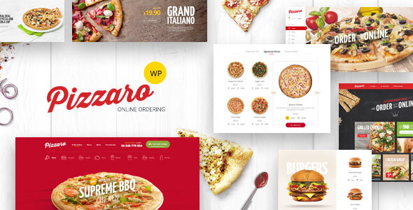 Pizzaro — тема для сайтов быстрого питания на WooCommerce