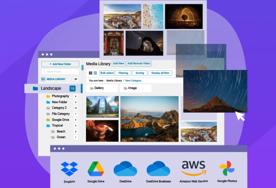 WP Media Folder — файловый менеджер для WordPress