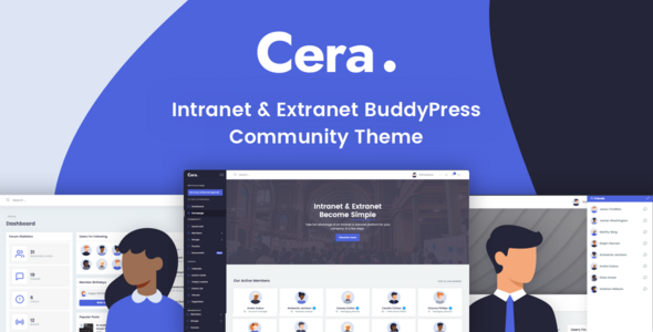 Cera — тема WordPress для создания сообществ с помощью BuddyPress