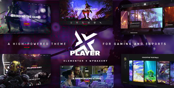 PlayerX — мощная WordPress-тема для игровых и киберспортивных проектов