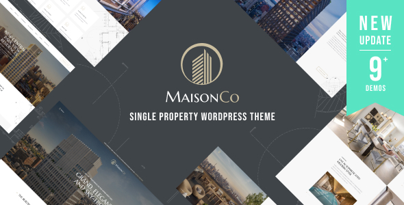 MaisonCo – стильная WordPress-тема для сайтов недвижимости