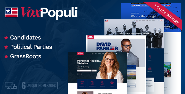 Vox Populi – WordPress-тема для политических кампаний и инициатив