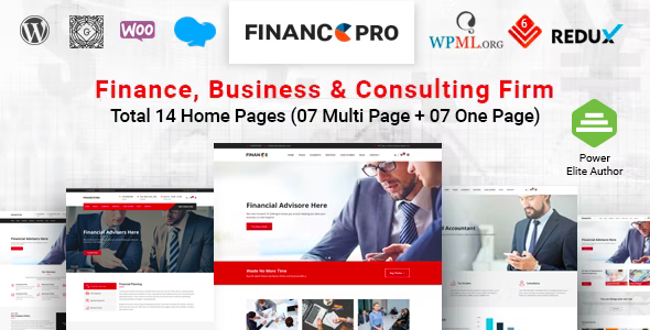 Finance Pro — тема для бизнеса и консалтинга на WordPress