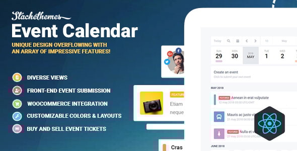 Stachethemes Event Calendar — плагин календаря событий WordPress