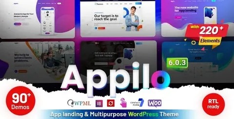 Appilo – WordPress-тема для посадочных страниц приложений