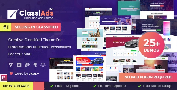 Classiads – WordPress-тема для создания сайтов объявлений