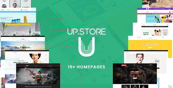 UpStore - адаптивная многоцелевая WordPress тема