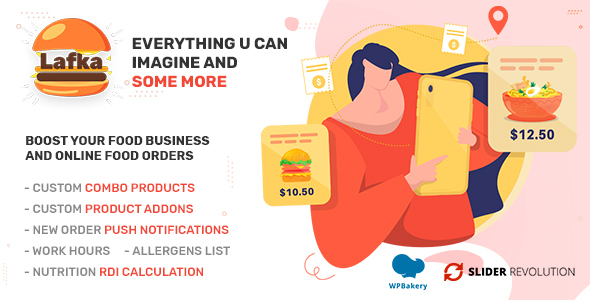 Lafka — WordPress-тема WooCommerce для ресторанов и бургерных