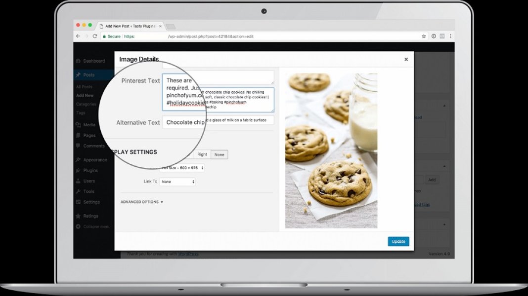 Tasty Pins - оптимизация для Pinterest WordPress