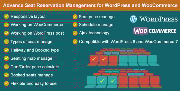 Advance Seat Reservation Management for WooCommerce — управление бронированием