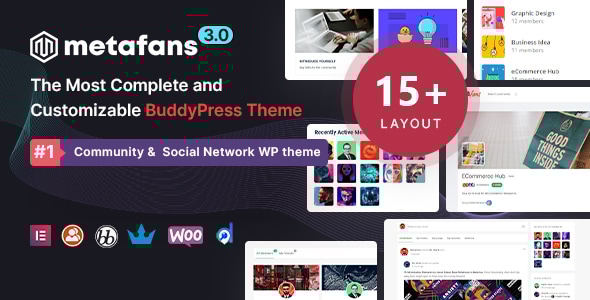 MetaFans - WordPress тема для сообщества и социальной сети BuddyPress