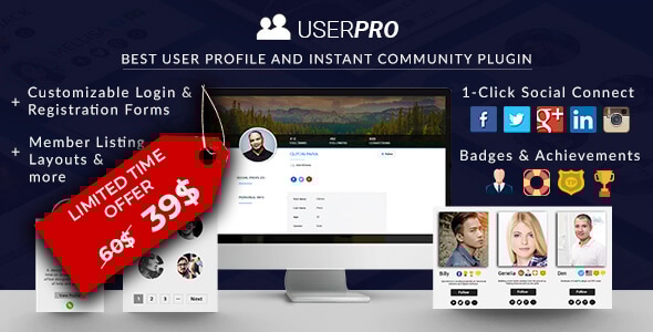 UserPro - плагин для сообществ и профилей пользователей WordPress