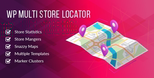 WP Multi Store Locator Pro — плагин для управления магазинами на WordPress