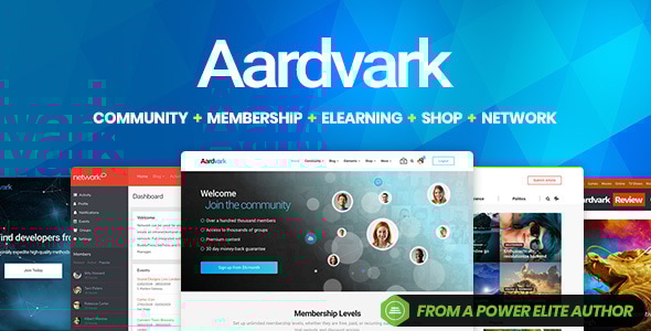Aardvark — тема WordPress для сообществ BuddyPress и онлайн-курсов