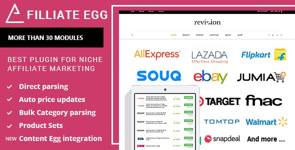 Affiliate Egg Pro — мощный плагин для нишевого аффилиат-маркетинга на WordPress