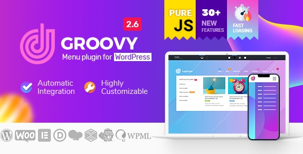 Groovy Mega Menu - мега-меню для WordPress