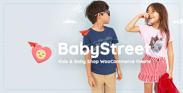 BabyStreet — WordPress тема для детских магазинов на WooCommerce