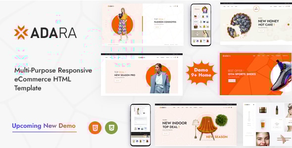 Adara — современный шаблон для многоцелевого eCommerce сайта