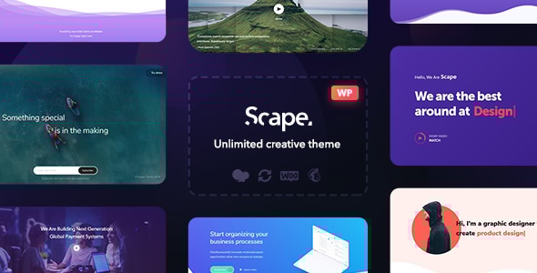 Scape — многоцелевая тема для WordPress