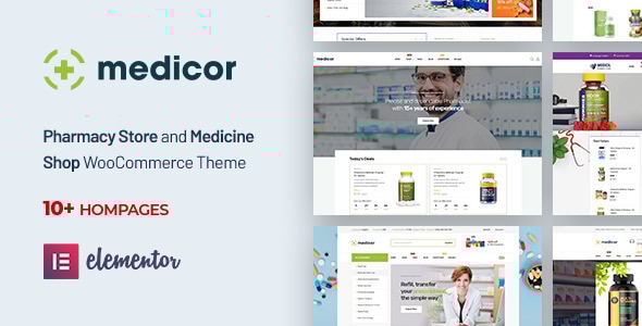 Medicor — тема для медицинских клиник и аптек на WordPress