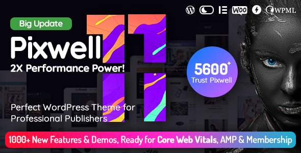 Pixwell — новостная тема WordPress для современных журналов и блогов