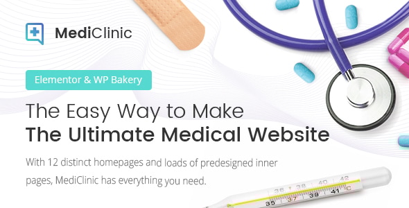 MediClinic — премиум тема для медицинских сайтов на WordPress