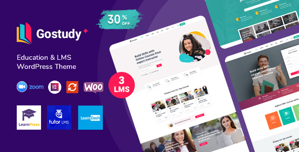 Gostudy — тема WordPress для образовательных платформ